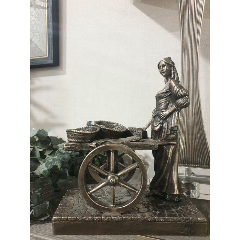6.5” Molly Malone Bronze Statue